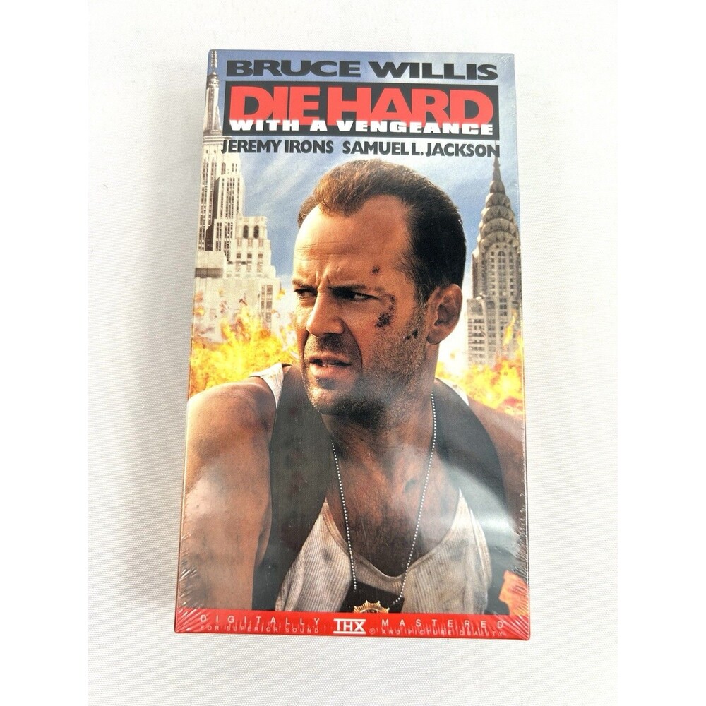 Die Hard 3: Die Hard With a Vengeance VHS 1995 Sealed Bruce Willis